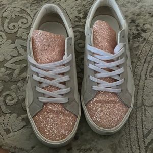 Vintage Havana pink sparkle sneakers